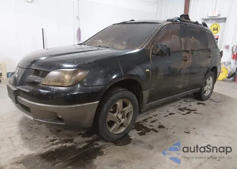 2004 Mitsubishi Outlander Xls from USA, damaged, VIN JA4LX41F34U002191